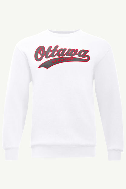 MENS OTTAWA SENATORS TAILSWEEP SWEATSHIRT - White