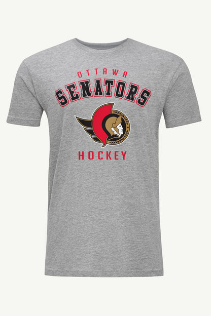 MENS OTTAWA SENATORS GRAPHIC T SHIRT - Heather Grey