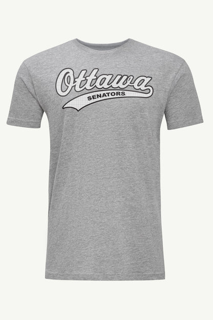 MENS OTTAWA SENATORS TAILSWEEP T SHIRT - Heather Grey