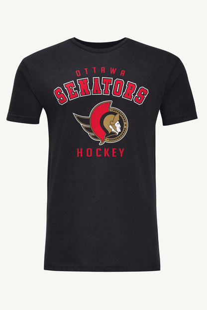 MENS OTTAWA SENATORS GRAPHIC T SHIRT - Black