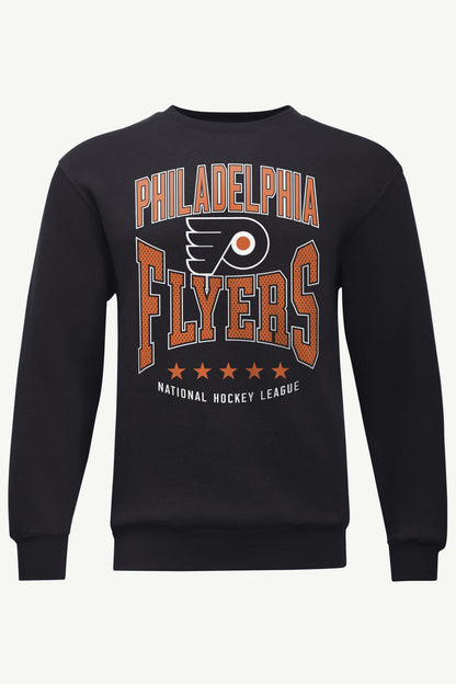 MENS PHILADELPHIA FLYERS CENTER SQUEEZE SWEATSHIRT - Black