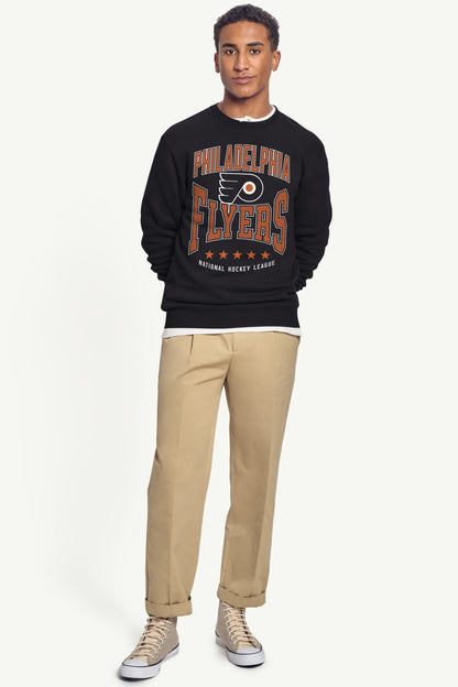 MENS PHILADELPHIA FLYERS CENTER SQUEEZE SWEATSHIRT - Black