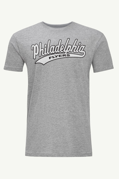 MENS PHILADELPHIA FLYERS TAILSWEEP T SHIRT - Heather Grey