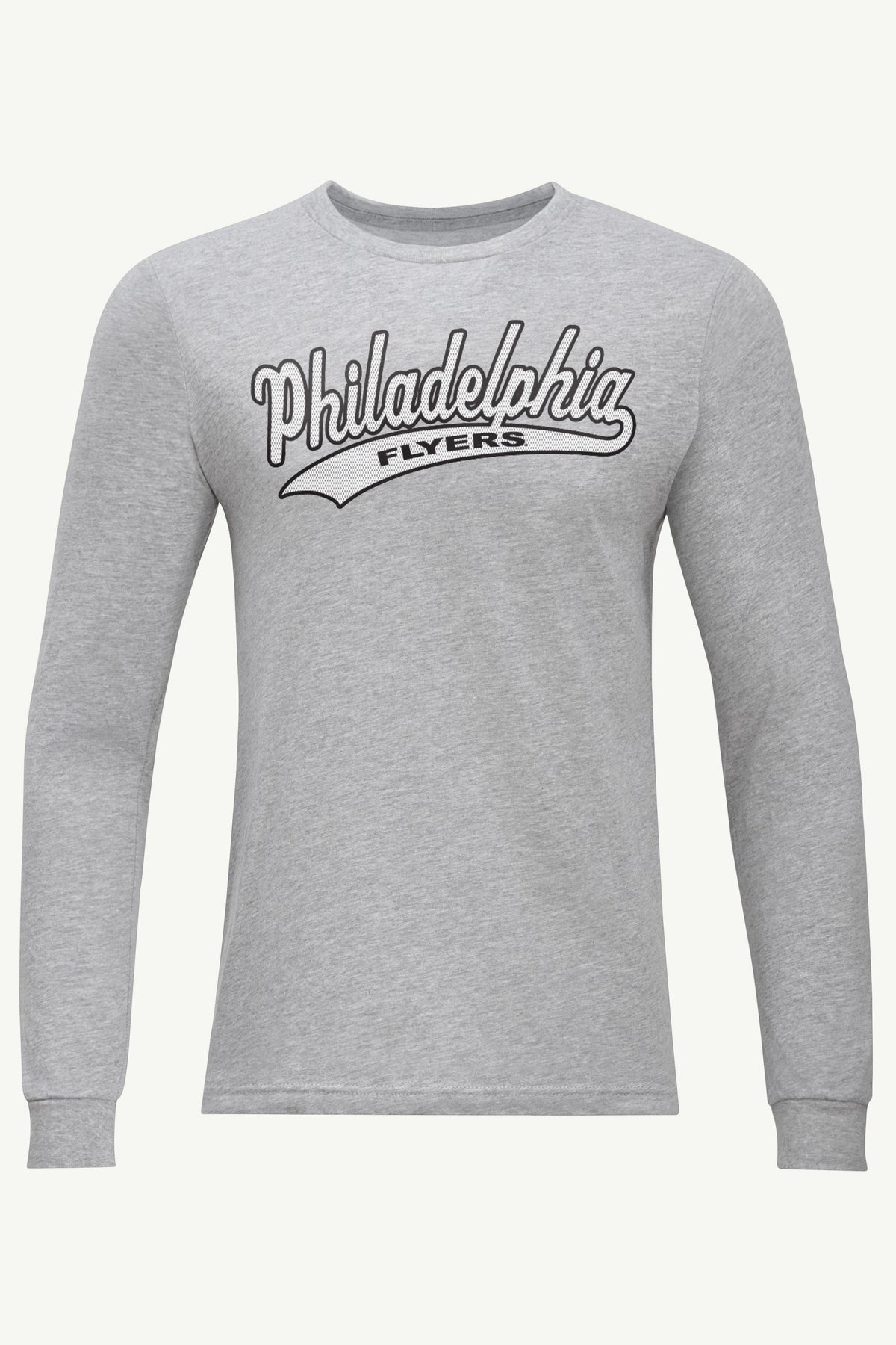 MENS PHILADELPHIA FLYERS TAILSWEEP LONG SLEEVE T SHIRT - Heather Grey