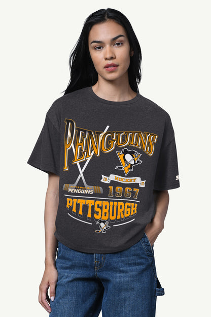 WOMENS PITTSBURGH PENGUINS HALL OF FAME T SHIRT - Starter