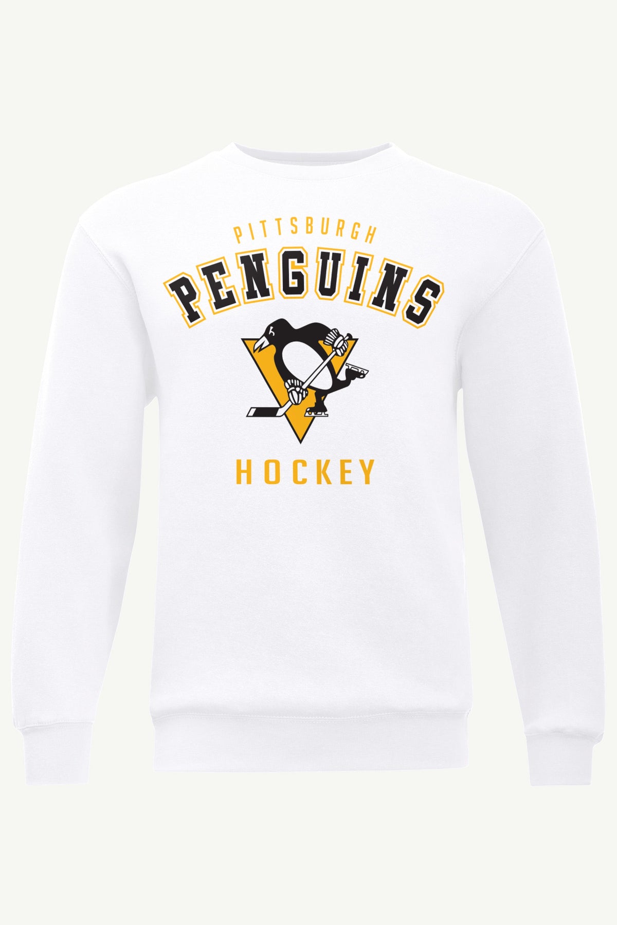 MENS PITTSBURGH PENGUINS GRAPHIC SWEATSHIRT - White
