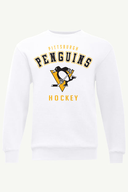 MENS PITTSBURGH PENGUINS GRAPHIC SWEATSHIRT - White