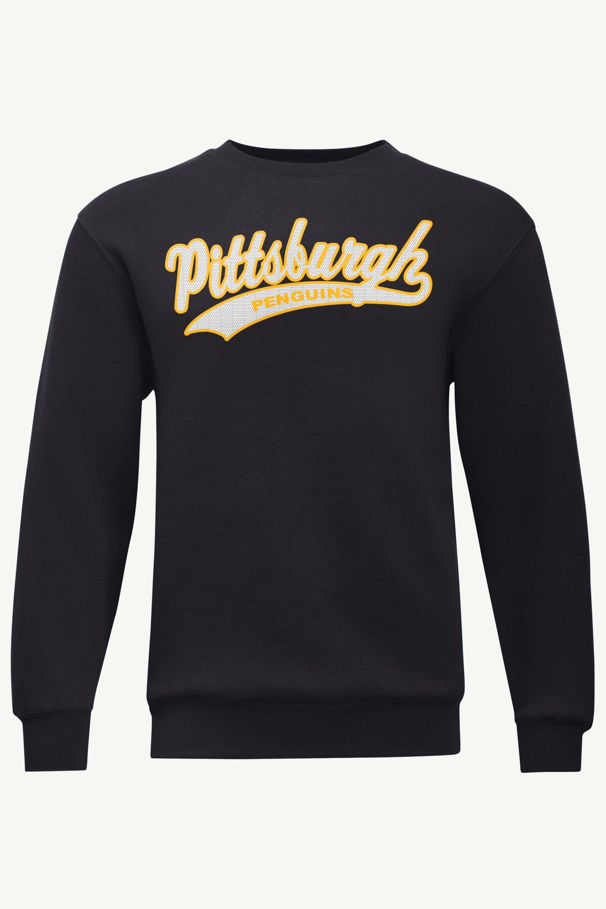 MENS PITTSBURGH PENGUINS TAILSWEEP SWEATSHIRT - Black