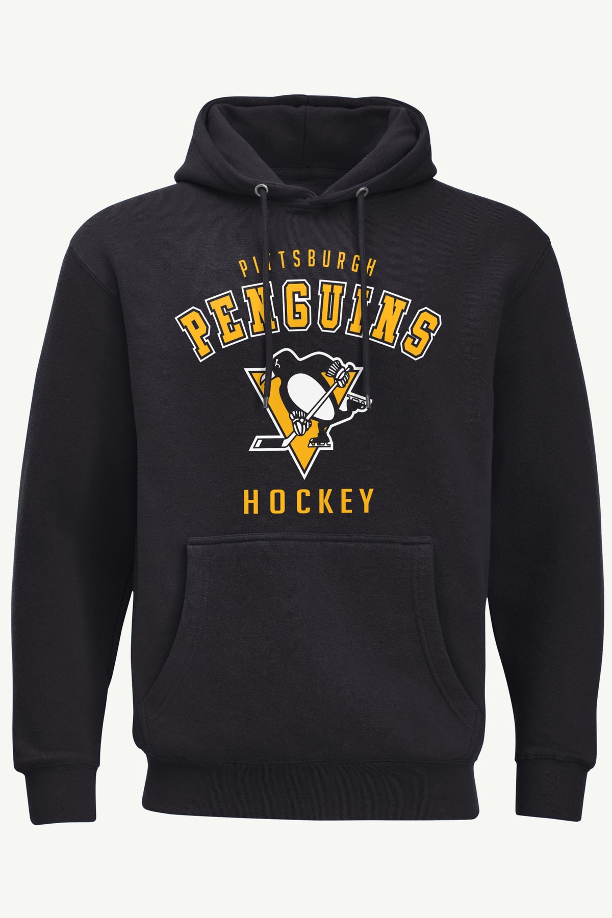 MENS PITTSBURGH PENGUINS GRAPHIC HOODIE - Black