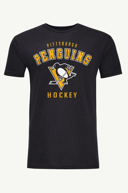 MENS PITTSBURGH PENGUINS GRAPHIC T SHIRT - Black