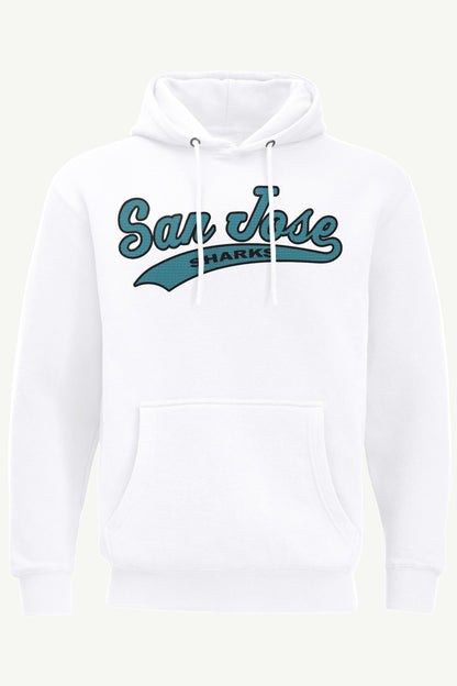 MENS SAN JOSE SHARKS TAILSWEEP HOODIE - White