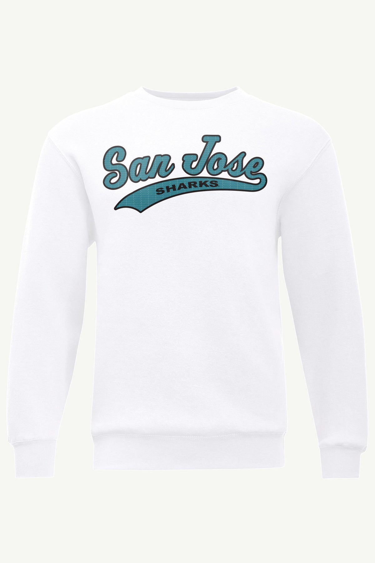MENS SAN JOSE SHARKS TAILSWEEP SWEATSHIRT - White