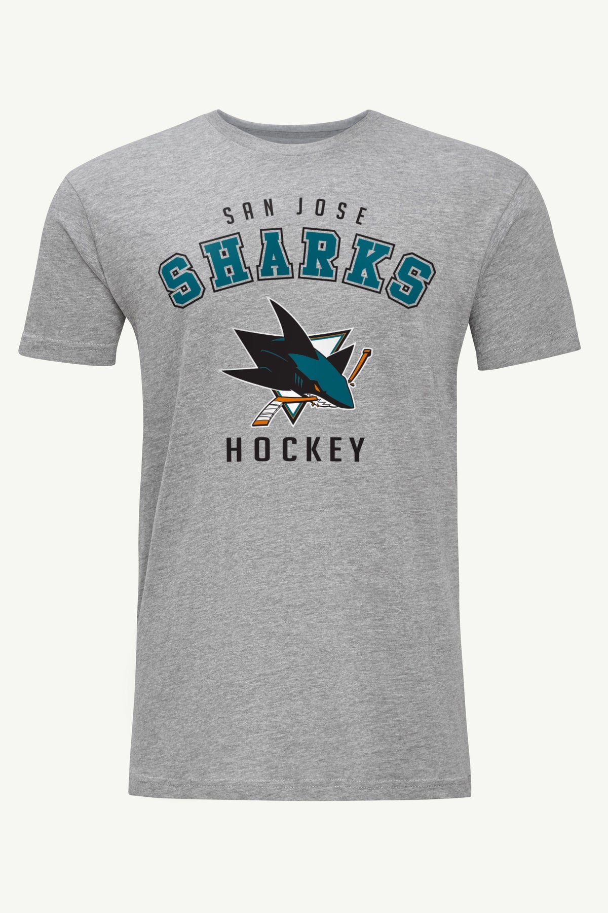MENS SAN JOSE SHARKS GRAPHIC T SHIRT - Heather Grey