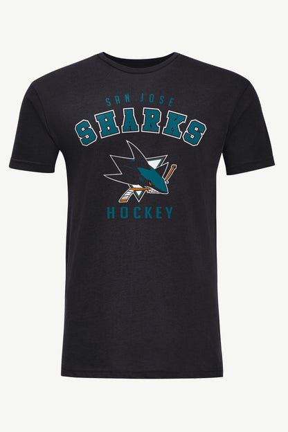 MENS SAN JOSE SHARKS GRAPHIC T SHIRT - Black