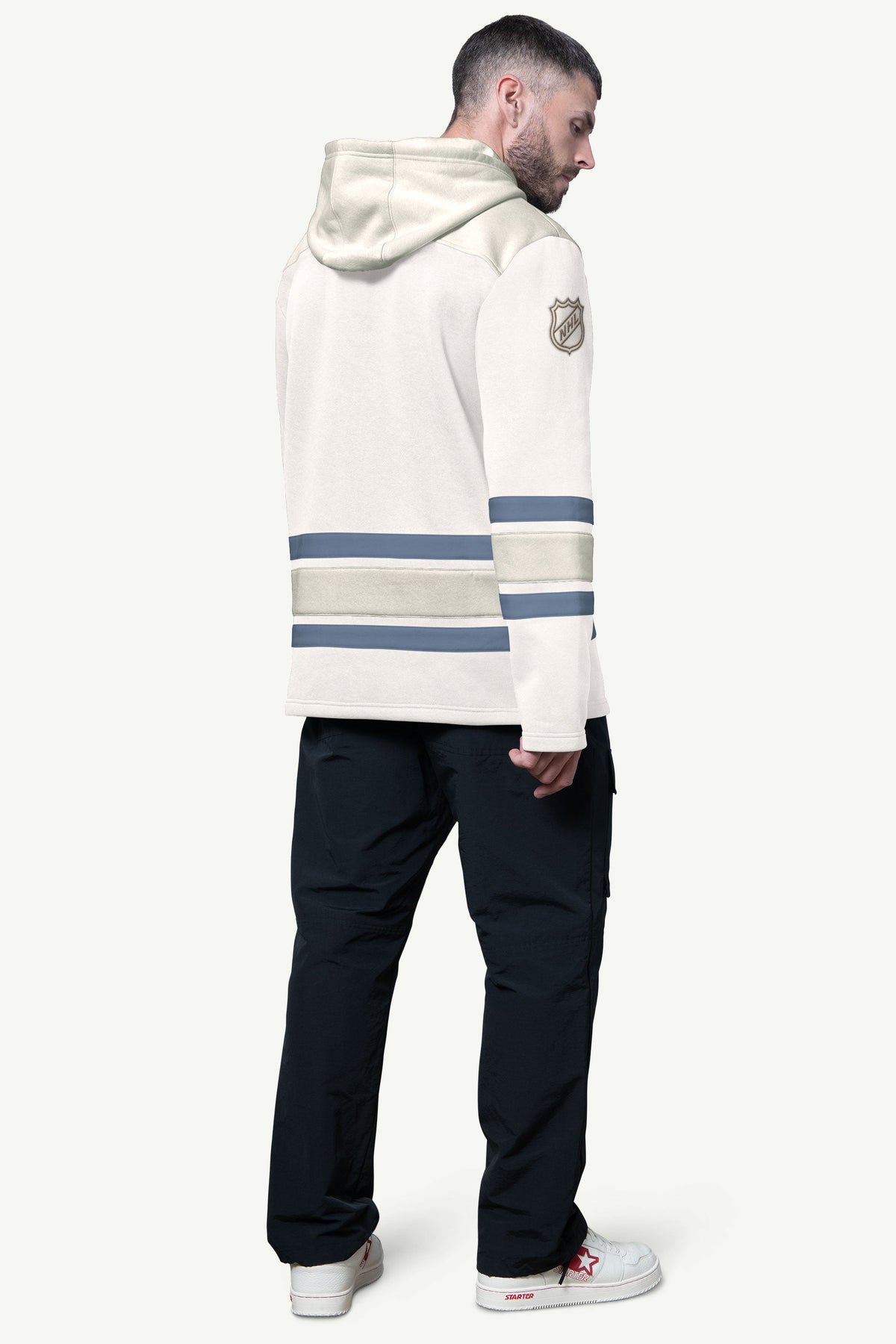 MENS SEATTLE KRAKEN SLAP SHOT HOODED HOCKEY PULLOVER - Starter