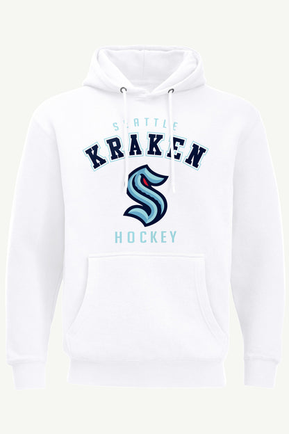 MENS SEATTLE KRAKEN GRAPHIC HOODIE - White
