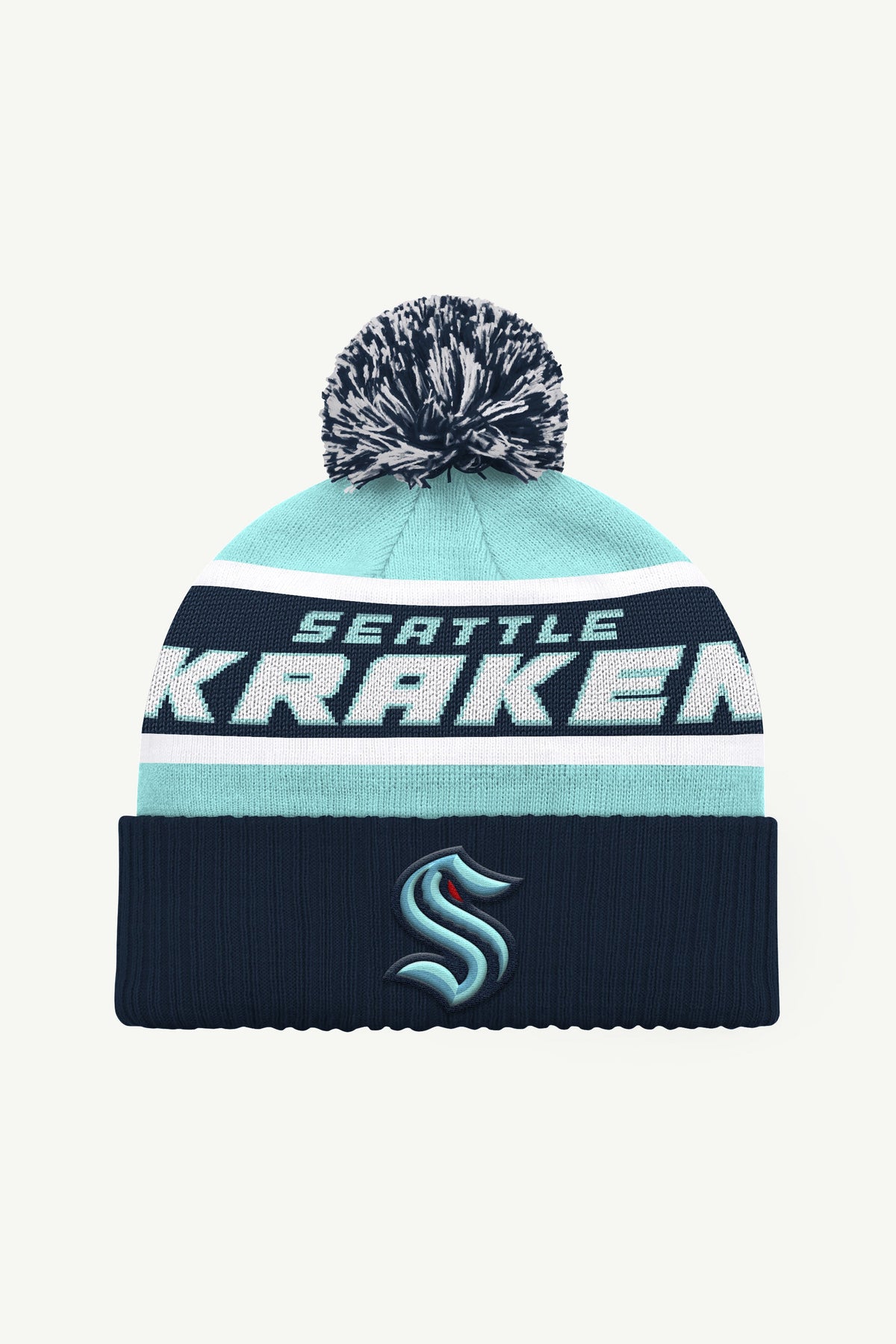 SEATTLE KRAKEN POM BEANIE - Multi