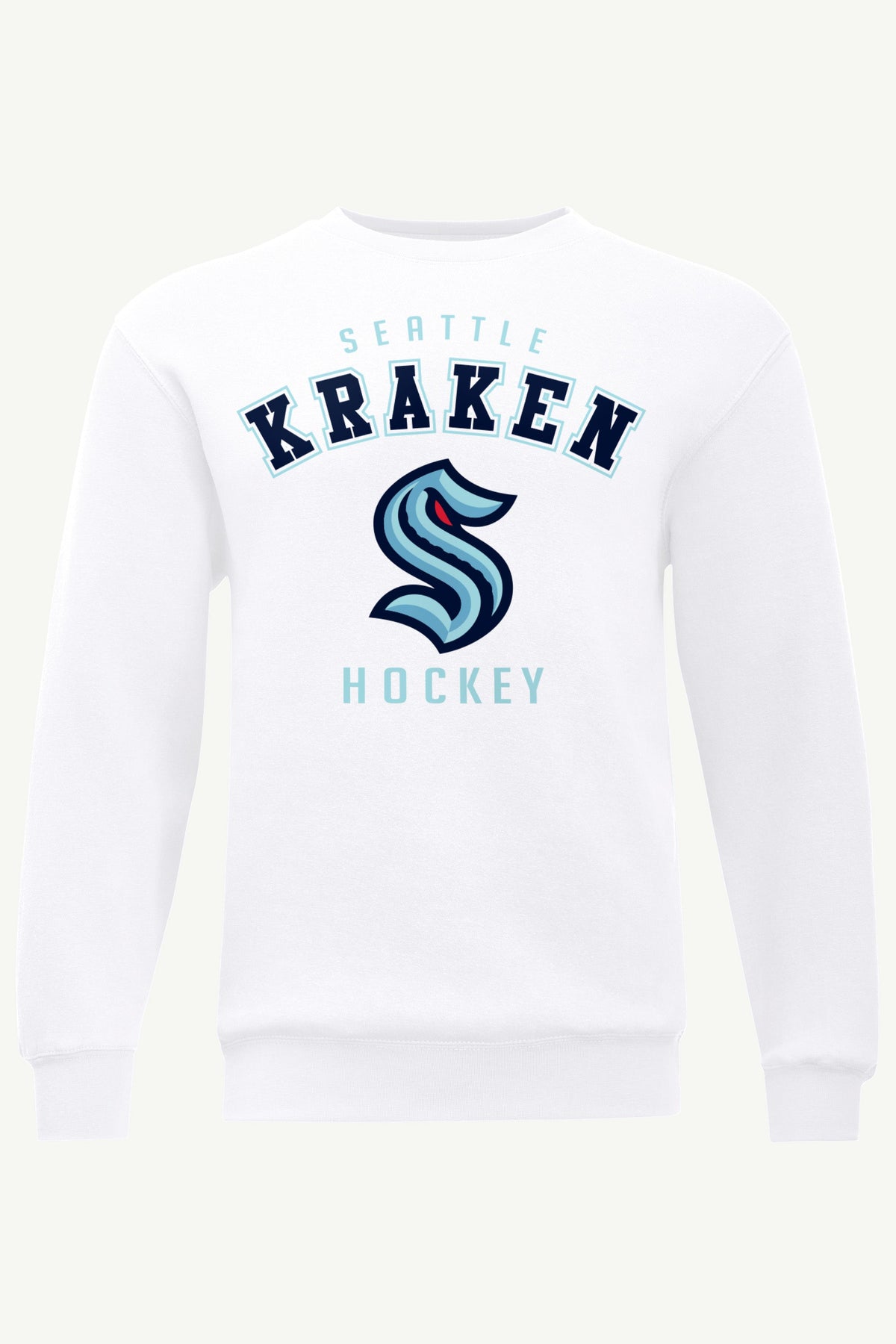 MENS SEATTLE KRAKEN GRAPHIC SWEATSHIRT - White