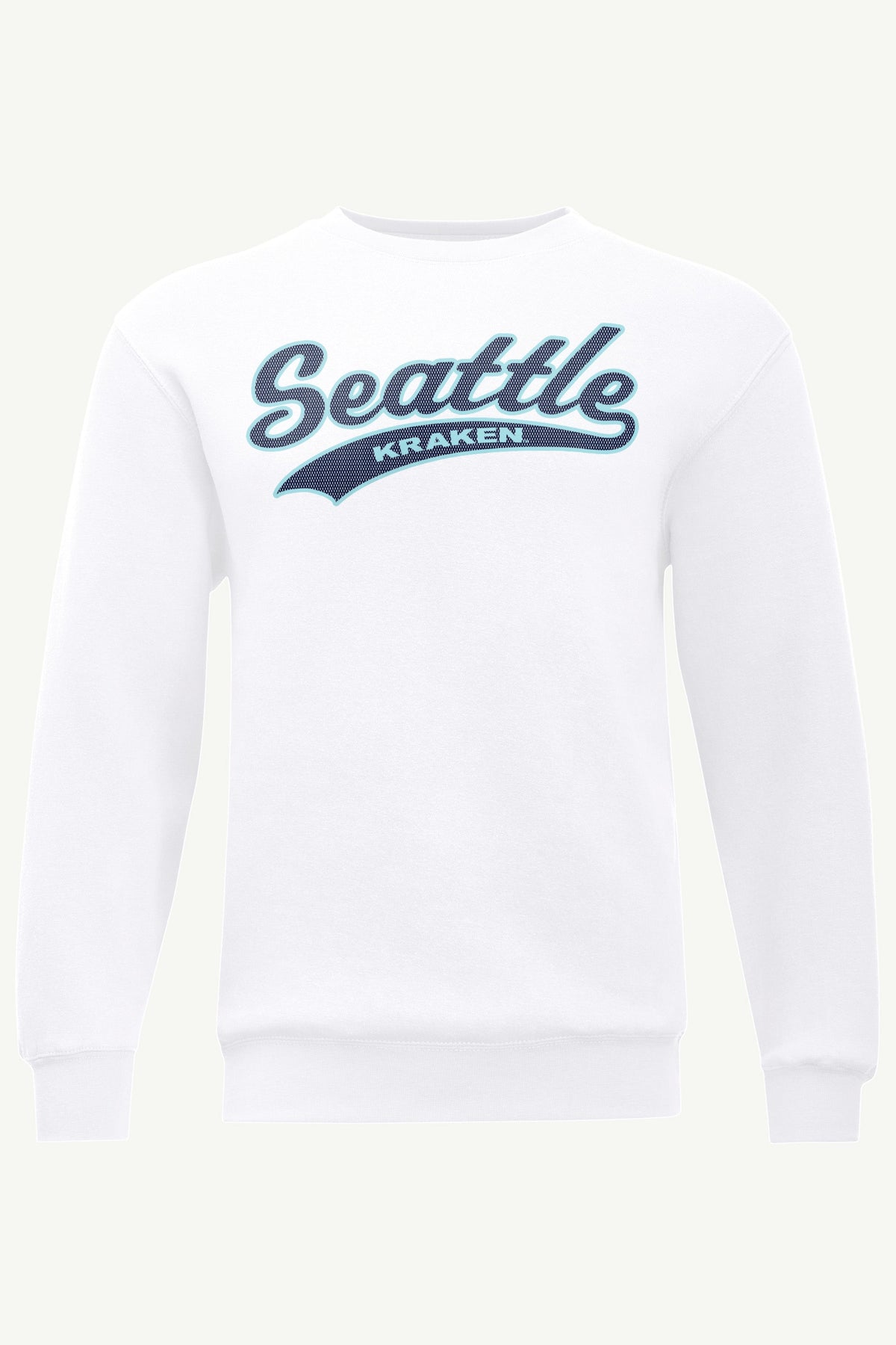 MENS SEATTLE KRAKEN TAILSWEEP SWEATSHIRT - White