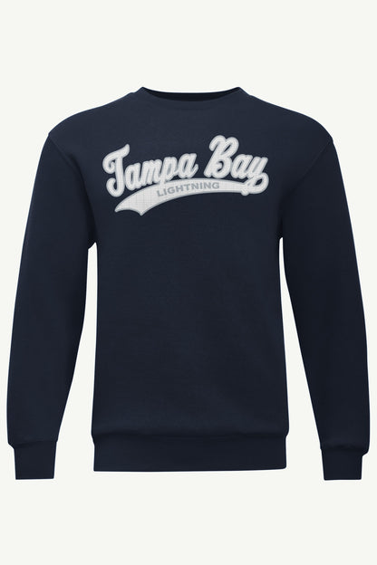 MENS TAMPA BAY LIGHTNING TAILSWEEP SWEATSHIRT - Navy