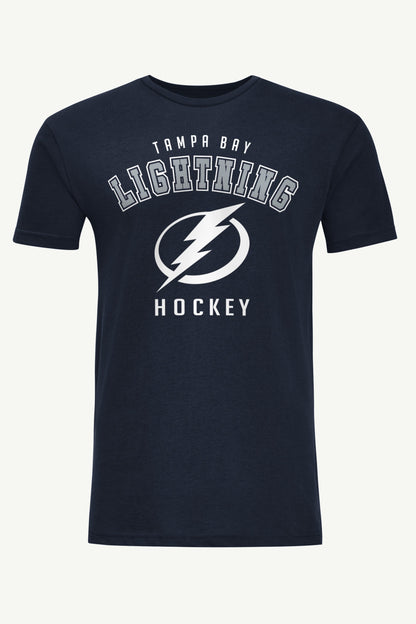 MENS TAMPA BAY LIGHTNING GRAPHIC T SHIRT - Navy