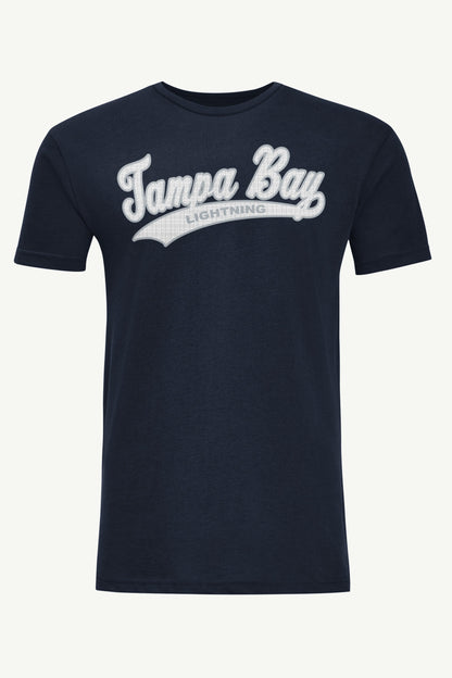 MENS TAMPA BAY LIGHTNING TAILSWEEP T SHIRT - Navy