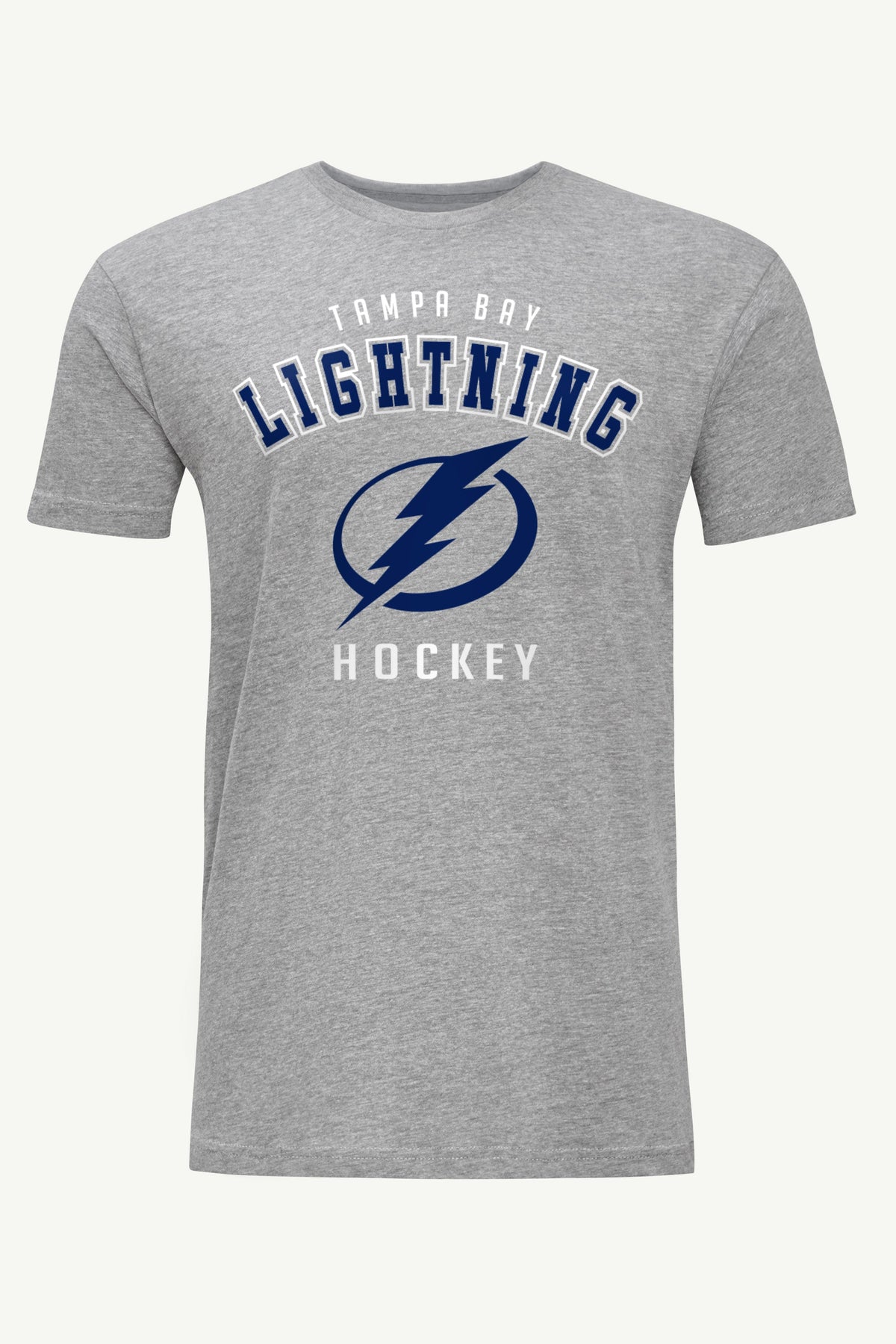 MENS TAMPA BAY LIGHTNING GRAPHIC T SHIRT - Heather Grey