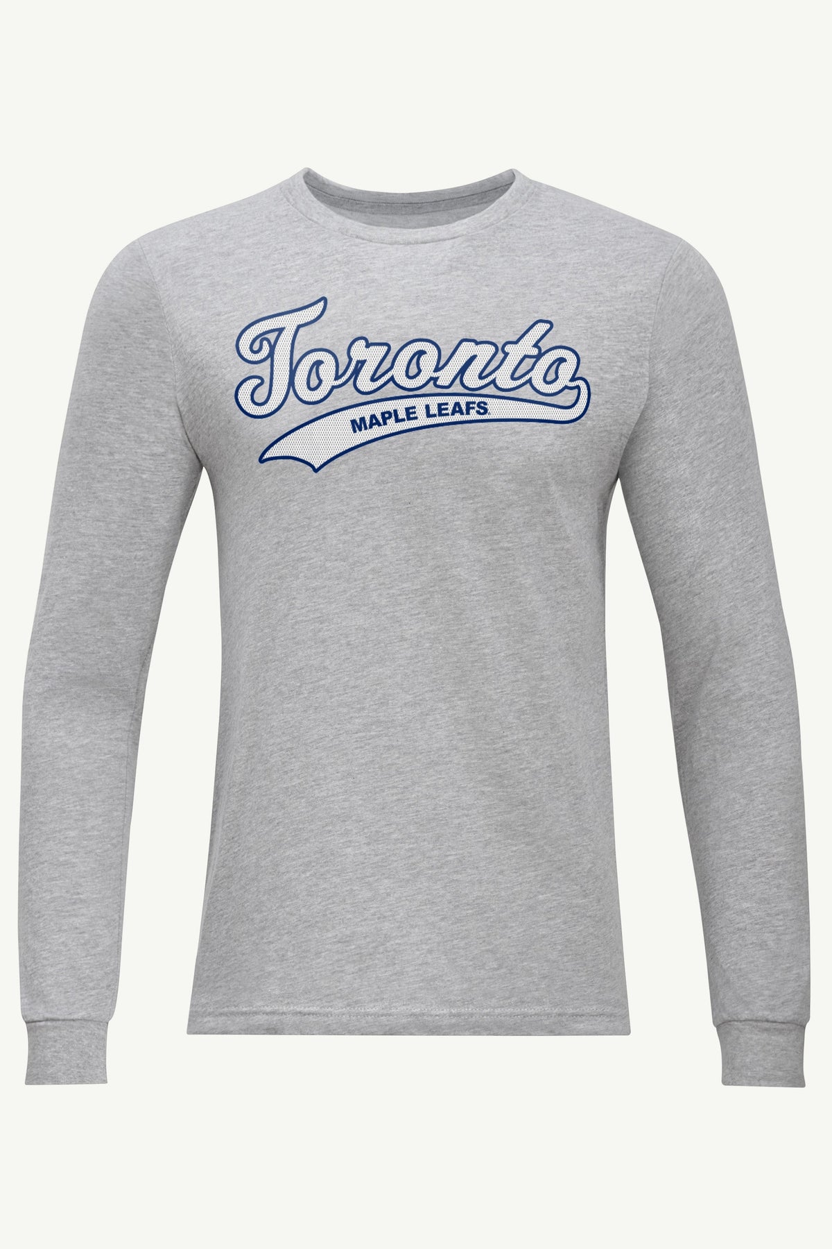 MENS TORONTO MAPLE LEAFS TAILSWEEP LONG SLEEVE T SHIRT - Heather Grey