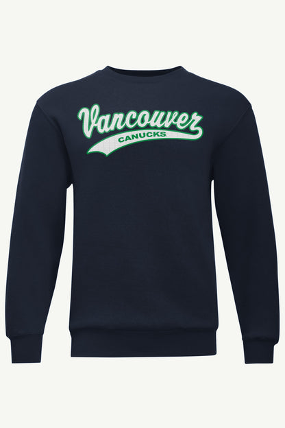 MENS VANCOUVER CANUCKS TAILSWEEP SWEATSHIRT - Navy