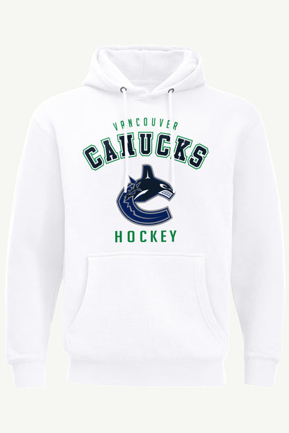 MENS VANCOUVER CANUCKS GRAPHIC HOODIE - White