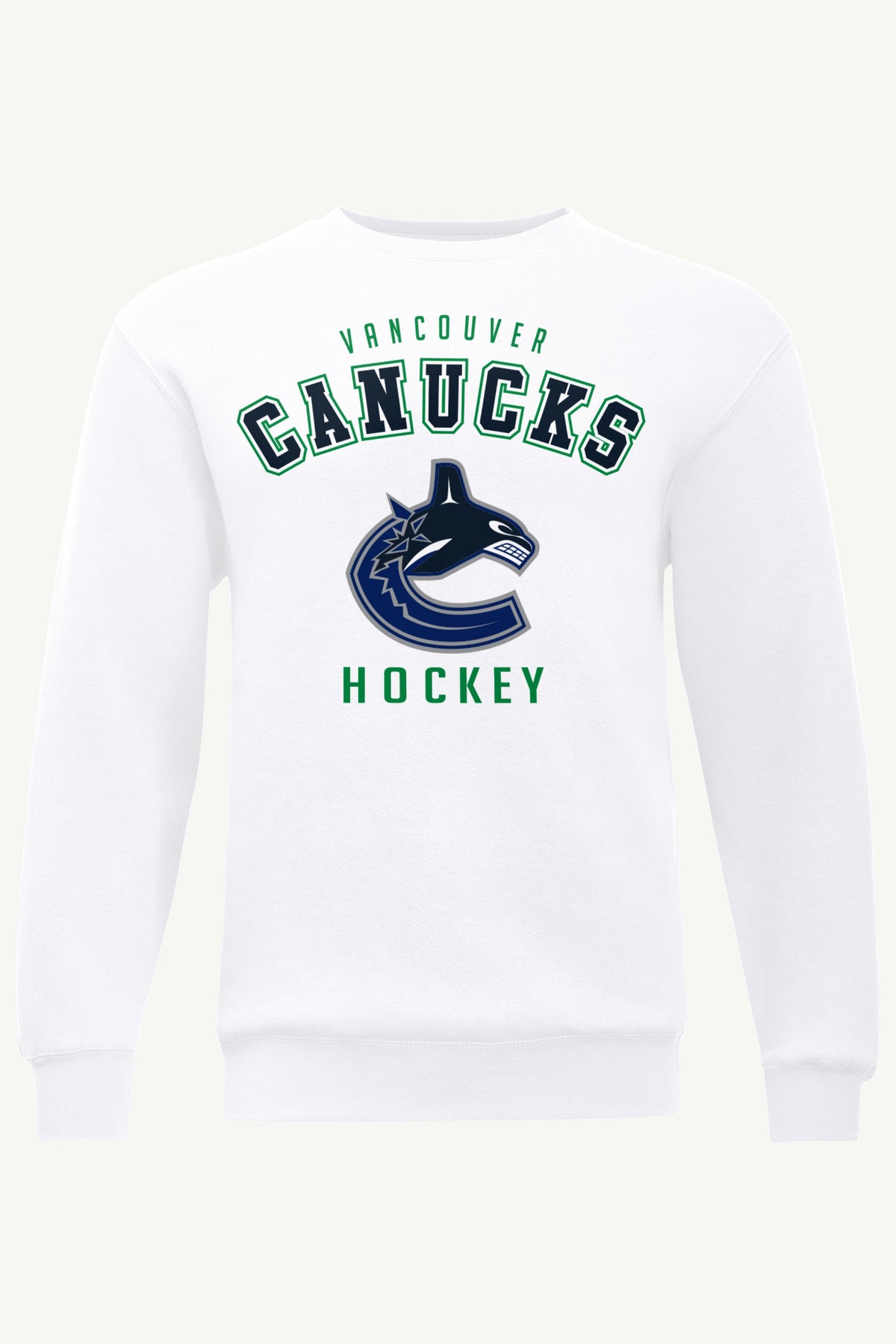 MENS VANCOUVER CANUCKS GRAPHIC SWEATSHIRT - White