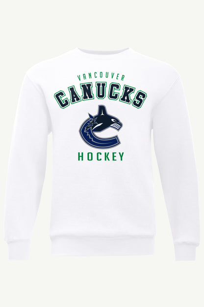 MENS VANCOUVER CANUCKS GRAPHIC SWEATSHIRT - White