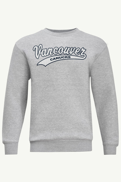 MENS VANCOUVER CANUCKS TAILSWEEP SWEATSHIRT - Heather Grey