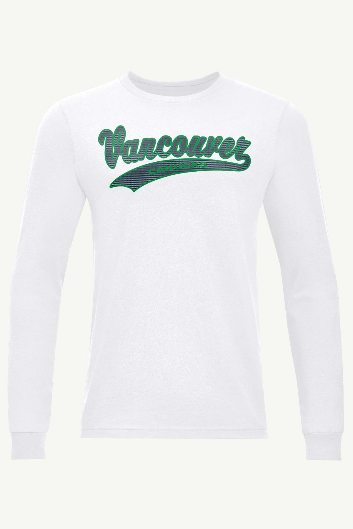MENS VANCOUVER CANUCKS TAILSWEEP LONG SLEEVE T SHIRT - White