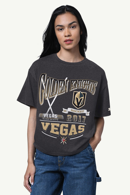 WOMENS LAS VEGAS GOLDEN KNIGHTS HALL OF FAME T SHIRT - Starter