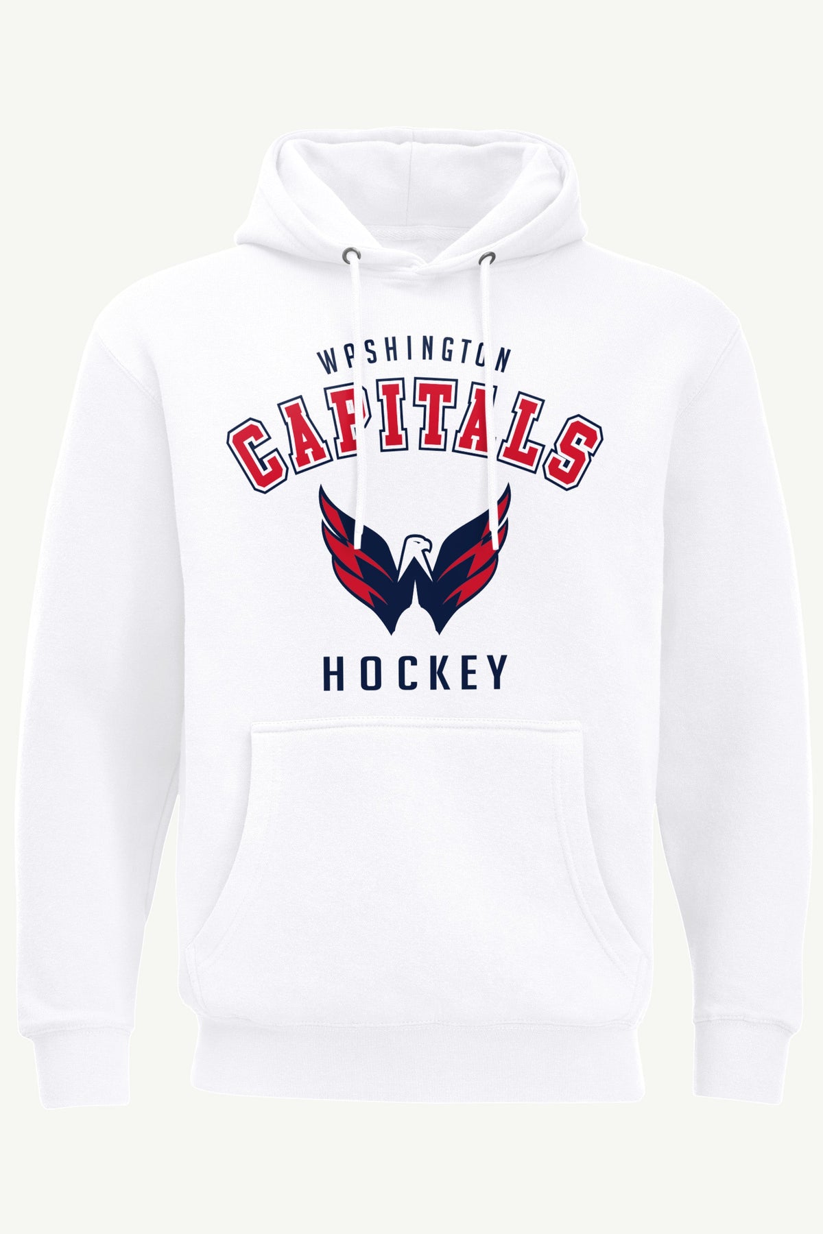 MENS WASHINGTON CAPITALS GRAPHIC HOODIE - White
