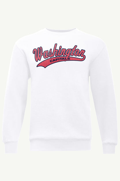 MENS WASHINGTON CAPITALS TAILSWEEP SWEATSHIRT - White