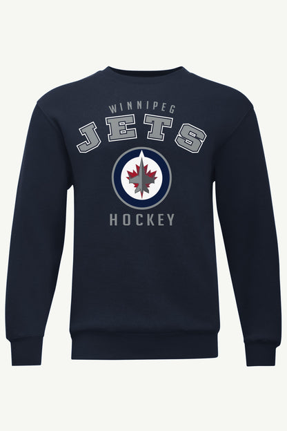 MENS WINNIPEG JETS GRAPHIC SWEATSHIRT - Navy