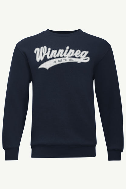 MENS WINNIPEG JETS TAILSWEEP SWEATSHIRT - Navy