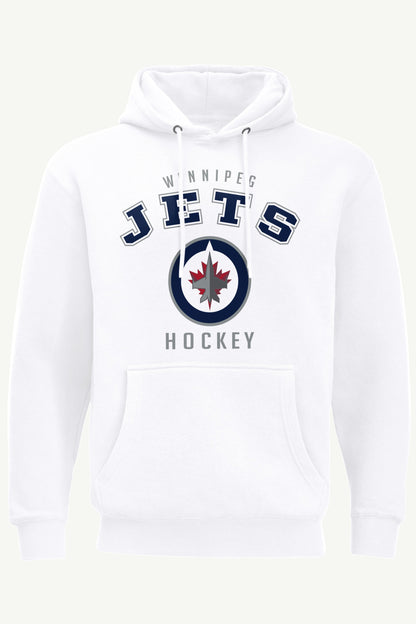 MENS WINNIPEG JETS GRAPHIC HOODIE - White