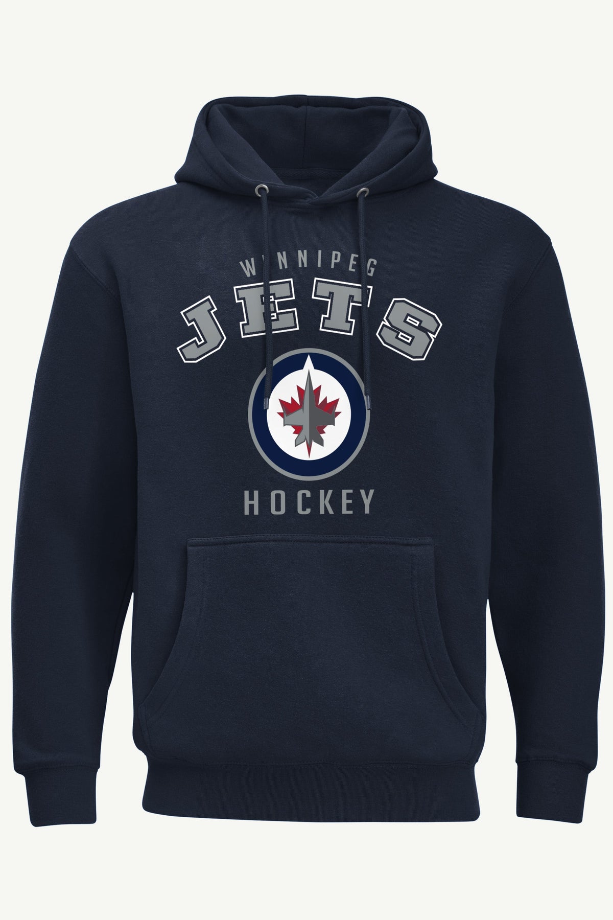 MENS WINNIPEG JETS GRAPHIC HOODIE - Navy
