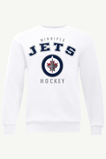 MENS WINNIPEG JETS GRAPHIC SWEATSHIRT - White