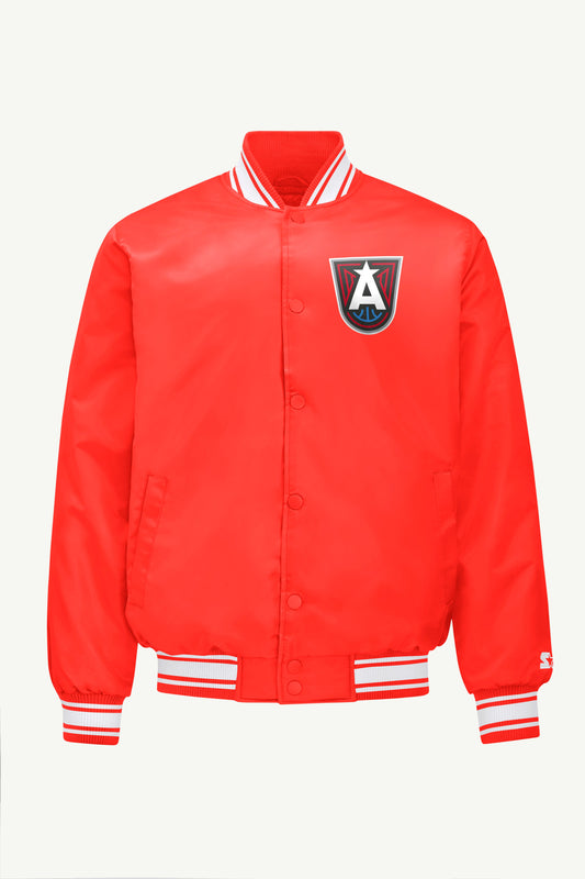 MENS WNBA ATLANTA DREAM VARSITY JACKET - Red