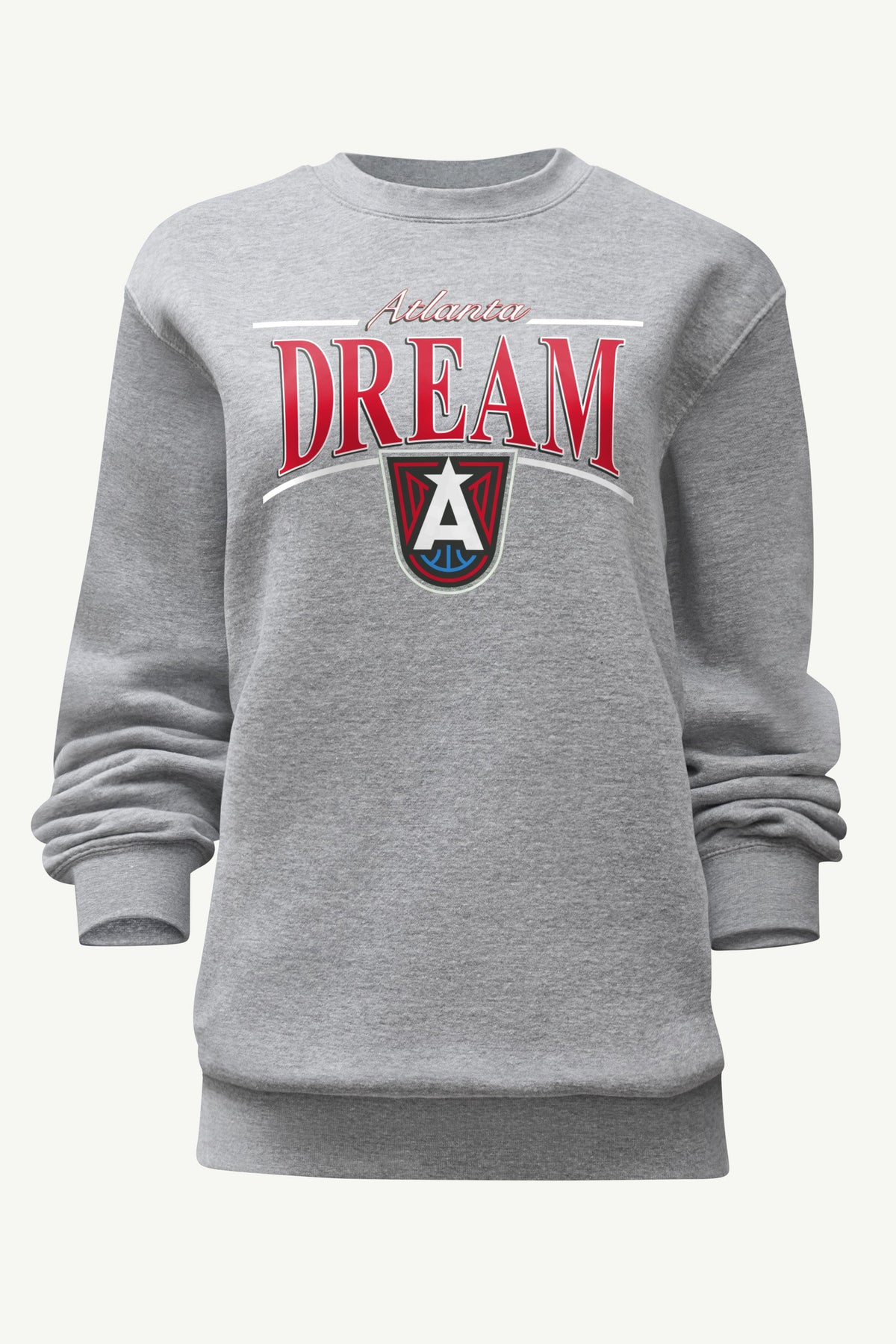 WOMENS WNBA ATLANTA DREAM ARCH SWEATSHIRT - Grey