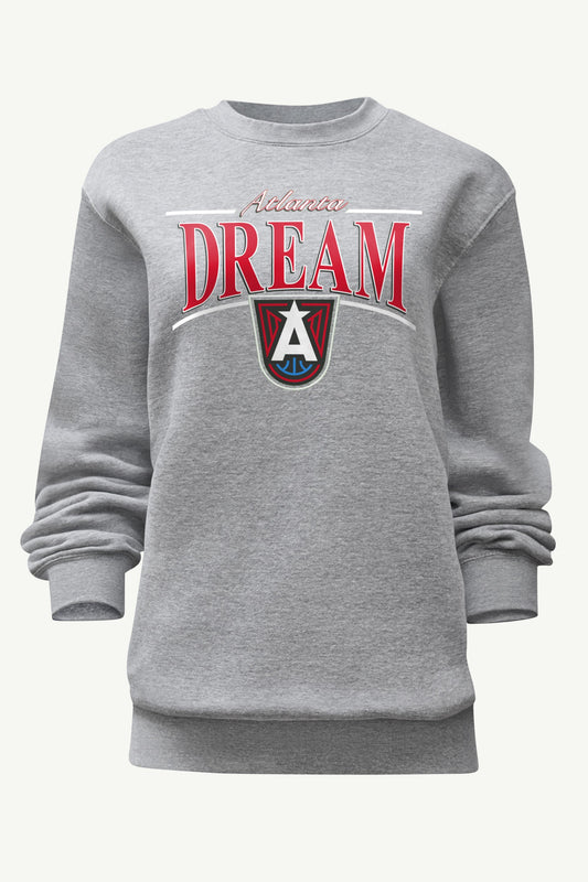 WOMENS WNBA ATLANTA DREAM ARCH SWEATSHIRT - Grey