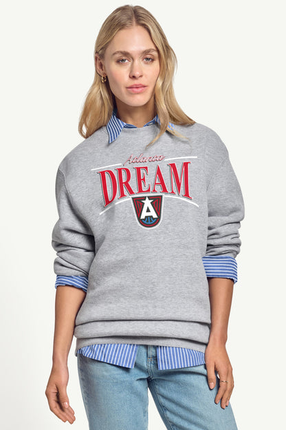 WOMENS WNBA ATLANTA DREAM ARCH SWEATSHIRT - Grey