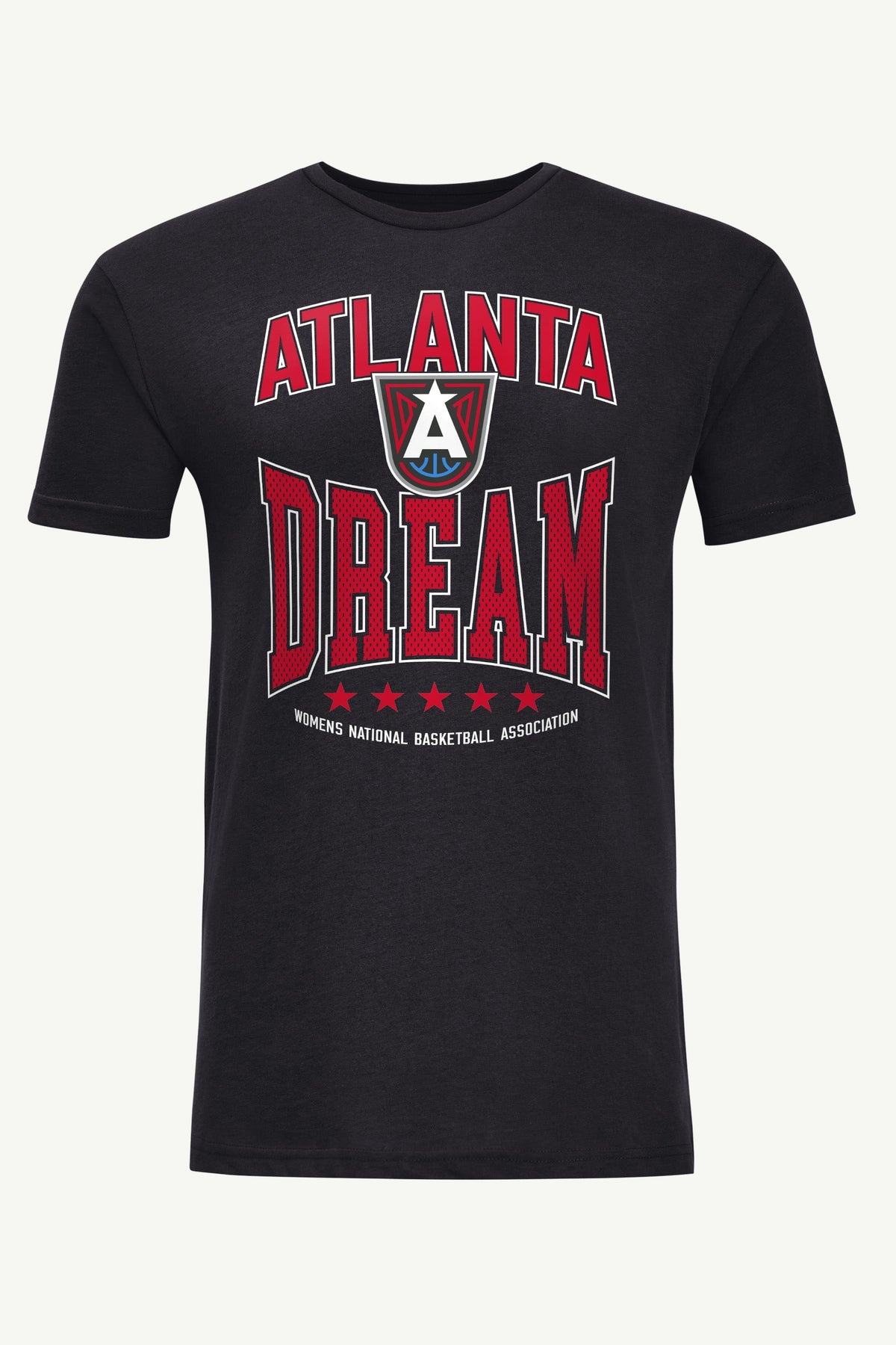 MENS WNBA ATLANTA DREAM CENTER SQUEEZE T SHIRT - Black