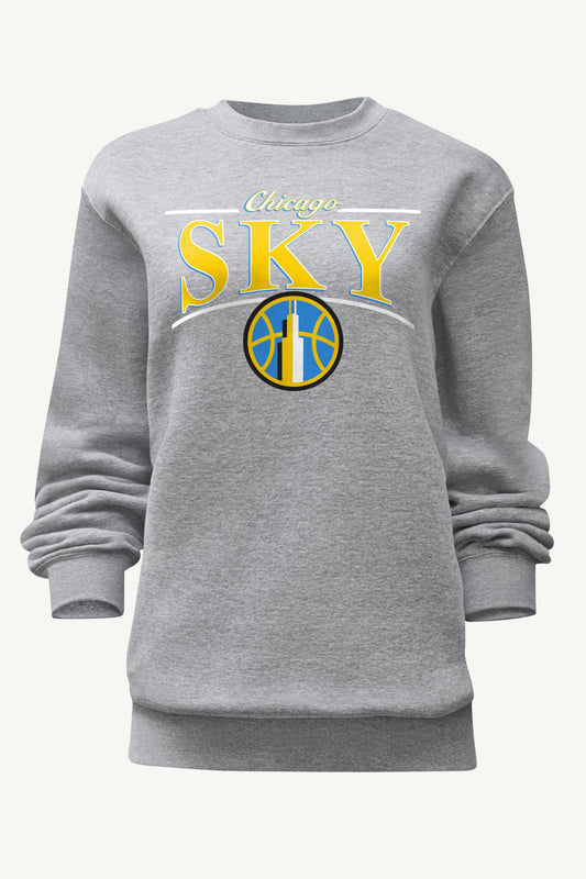 WOMENS WNBA CHICAGO SKY ARCH SWEATSHIRT - Grey