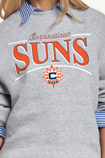 WOMENS WNBA CONECTICUT SUNS ARCH SWEATSHIRT - Grey