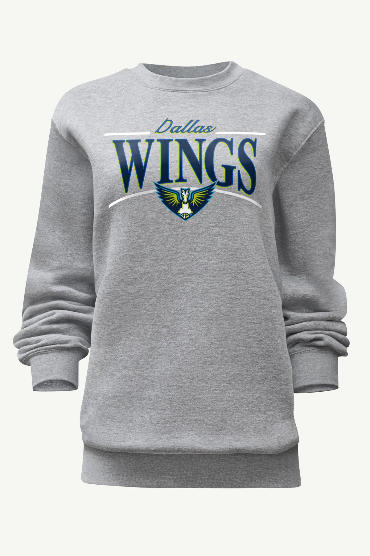 WOMENS WNBA DALLAS WINGS ARCH SWEATSHIRT - Grey
